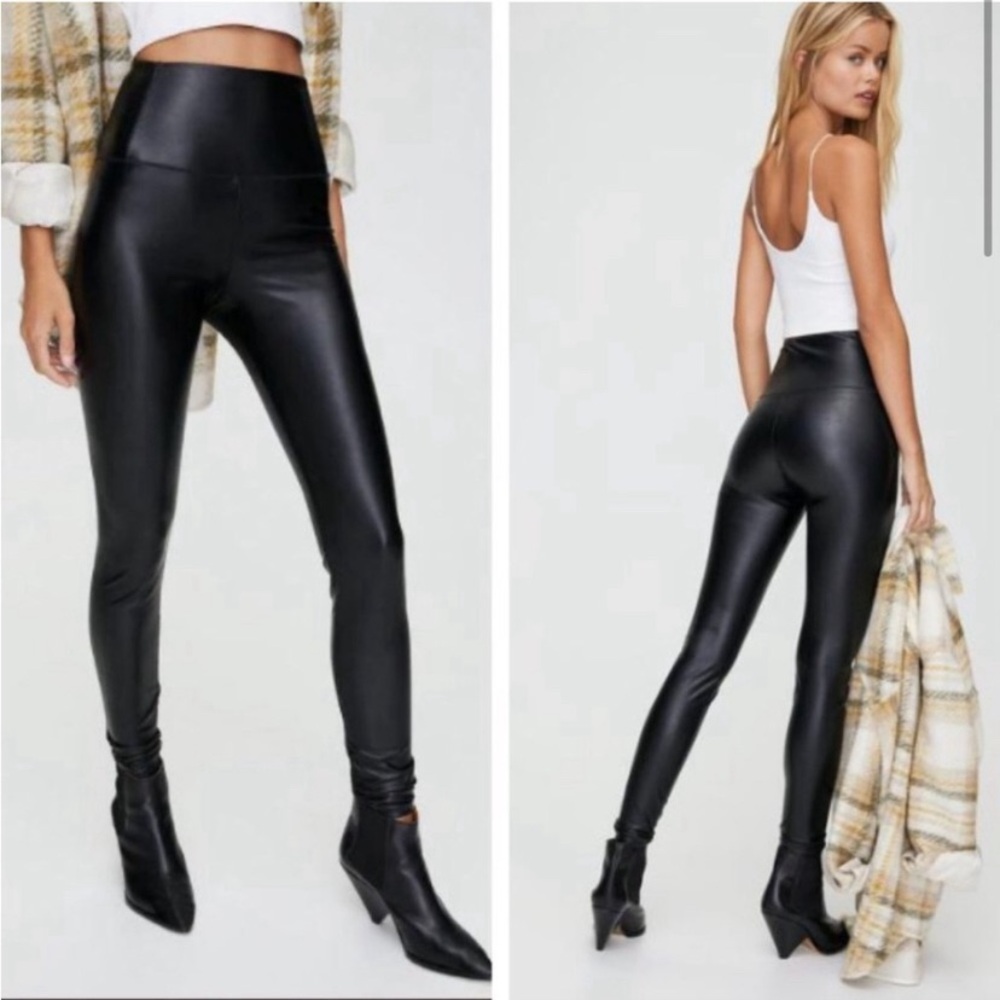 Wilfred Free faux leather leggings size S